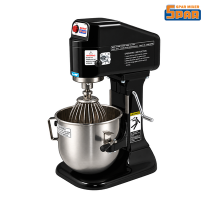 SPAR SP-800 8L planetary mixer in Black on white background