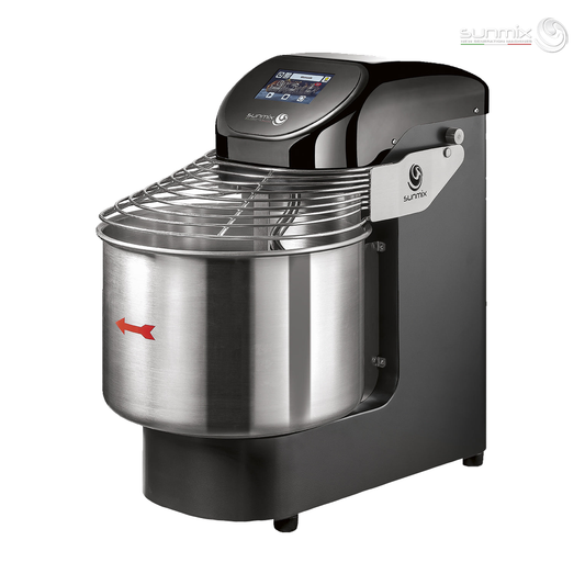 Sunmix EVO15 spiral dough mixer in Nero Profondo