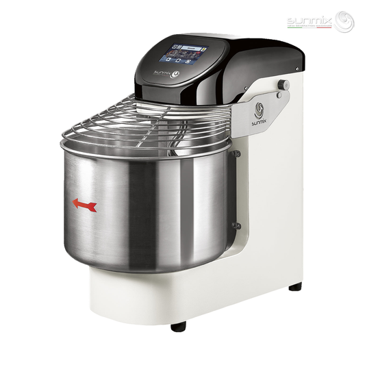 Sunmix EVO15 spiral dough mixer in Bianco Puro