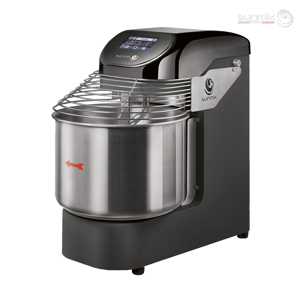 Sunmix EVO20 spiral dough mixer in Nero Profondo