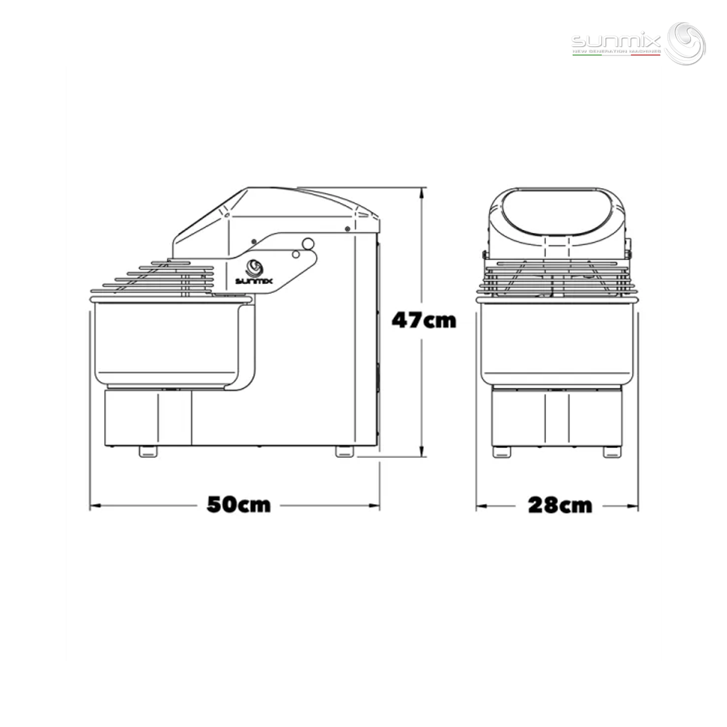 Sunmix Spiral Dough Mixer EVO6 — image 8