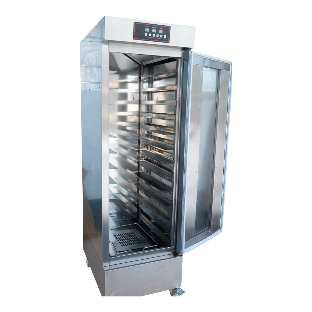 FX-13M2 with the door open, showing 13 tray layers