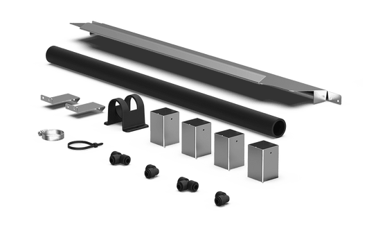 Unox It includes all the necessary parts for the correct installation of two stacked electric ovens. XC646.