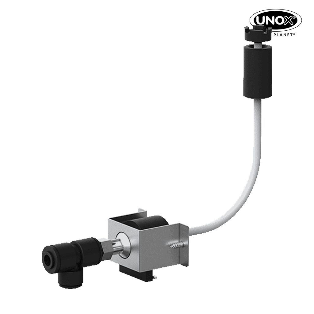 Unox With this kit, you can use the humidity in the oven, even where there is no water connection. For columns, one pump per oven and/or LIEVOX is required. XC665.
