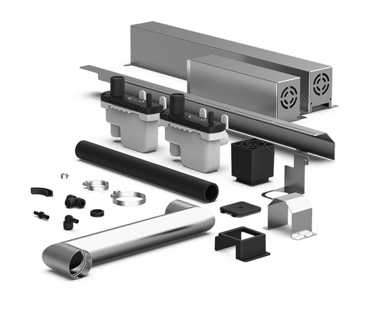 Unox It includes all the necessary parts for installing two stacked ovens. XEAQC-00E2-G.