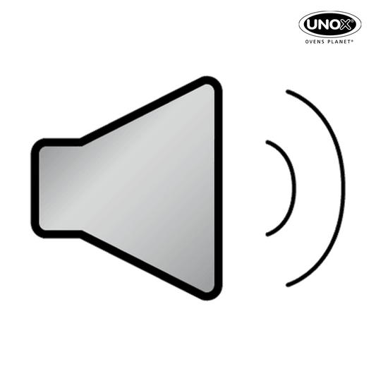 Unox Enhanced buzzer to signal the end of pre-heating and cooking. XEC019.