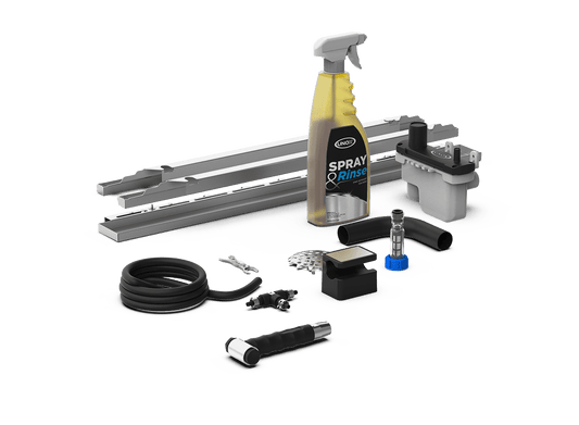 Unox This kit includes everything you need to install and clean a single oven. Also includes a bottle of SPRAY&Rinse 750ml. XHC027.