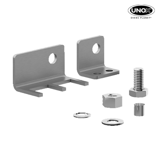 Unox Single-phase electrical connection kit designed for installations with a 220–240 V / 1PH + PE power supply. It provides the wiring and components required to connect the oven when the system layout or the model configuration requires a dedicated