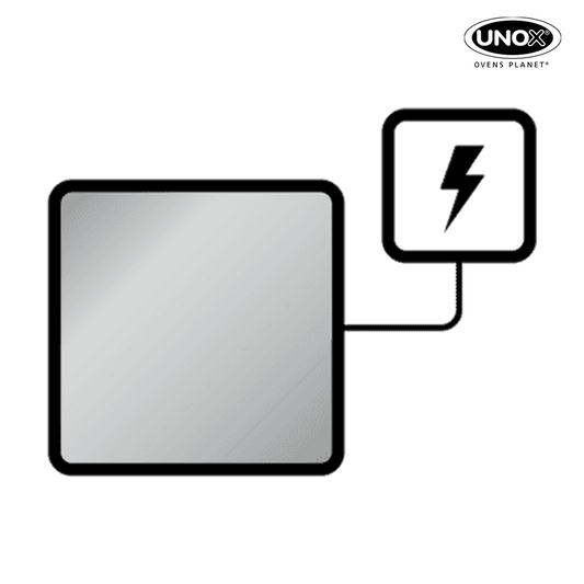 Unox This module interfaces the oven with kitchen energy optimization systems (load managers). During peak load periods, it allows the oven to automatically throttle power consumption to prevent circuit overloads and ensure continuous system operatio