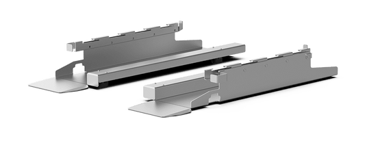 Unox This compensates for an inclination between the kitchen floor and the oven (up to 2%) and enables the trolley rack to be positioned correctly and safely inside the oven. XUC164.