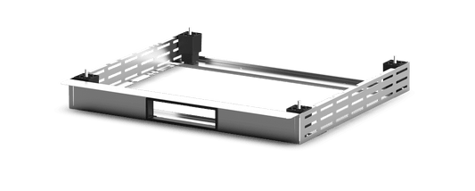 Unox It includes all the necessary parts for the correct installation of stacked BAKERTOP, DECKTOP and LIEVOX. XUC287.