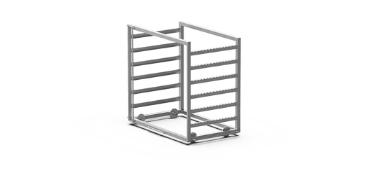 Unox It allows rapid loading and extraction of the trays, reducing the amount of time the door is open. XWVBC-0611.