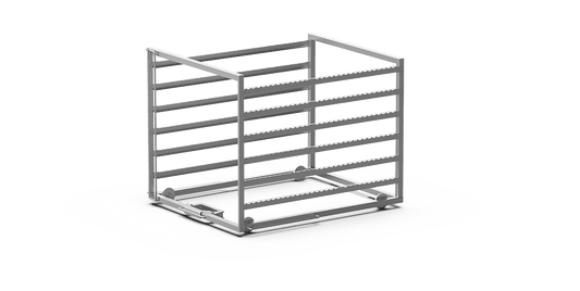 Unox It allows rapid loading and extraction of the trays, reducing the amount of time the door is open. XWVBC-0621.