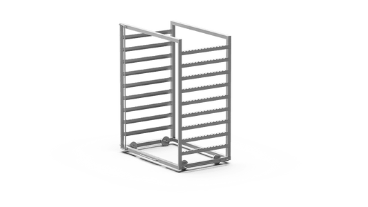 Unox It allows rapid loading and extraction of the trays, reducing the amount of time the door is open. XWVBC-0911.